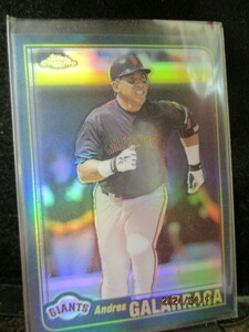 ★野球カード A・ガララーガ 2001 Topps Traded #T15 Ref