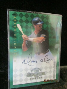 ★野球カードM・アルー 1998 Donruss Signature Autographs Millennium 0994/1000