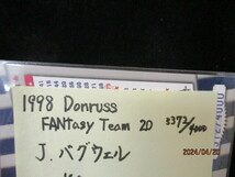 ★野球カード　J・バグウェル　1998 Donruss FANtasy Team 20 3372/4000_画像3