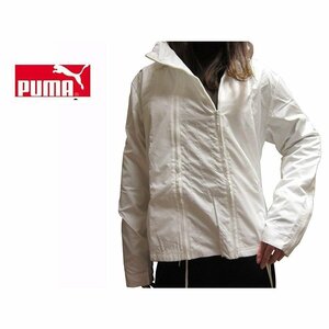 新品 ◆特価 PUMA ◆プーマ トラック フード パーカー 薄手 ジャケット ブルゾン ◆ホワイト ◆(S) 全国送料無料