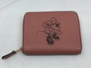 COACH × Disney コーチ ディズニー 財布 ミニー コンパクト ラウンドジップ