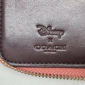 COACH × Disney コーチ ディズニー 財布 ミニー コンパクト ラウンドジップの画像9