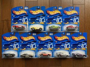 Hot Wheels Basic Corvette ‘58, ‘63, ‘65, ‘97, Sr-2, Stingray, C1, C2, C3, C4, C5 9台セット