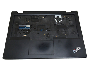 5△ThinkPad L380下半身/Core i5-8350U/1.7Ghz/0GB/指紋センサー付 正常動作品(左ヒンジ部にクラック・トラックパッドに強いテカリ