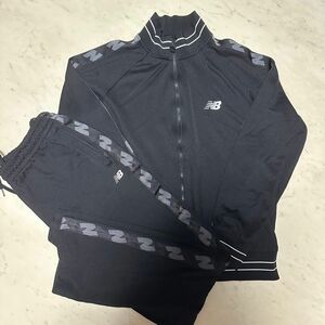 【REUSE：New Balance】ニューバランス　トラックジャケット　セットアップ　ジャージ上下　XL 105/90 