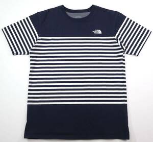 正規★THE NORTH FACE ザ・ノース・フェイス ショートスリーブ セオアルファ ボーダーTシャツ NT31713/半袖/XL