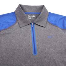 美品★NIKE GOLF ナイキ・ゴルフ ハーフジップ ストレッチ ドライフィット半袖シャツ/Sサイズ_画像4