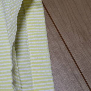 ブルックスブラザーズ シアサッカー ストライプ柄ボタンダウン半袖プルオーバーシャツ/LLサイズの画像7