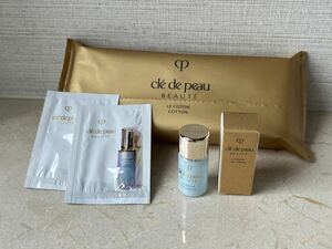 クレ・ド・ポー ボーテ cle de peau beaute サンプルセット ル・セラム LE SERUM（美容液）3ml +0.5ml×2、ル・コトン特製サイズ（14枚入）