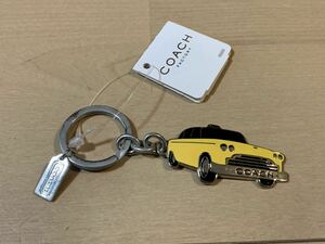  unused tag attaching key holder key ring Coach yellow color yellow cab taxi Taxi