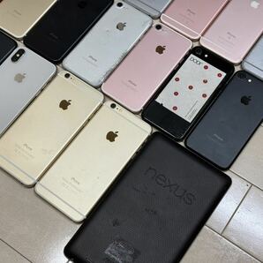 Apple iPhone 7 XS 6s SE 6Plus 5s 5 Android タブレット 等 ジャンク 32台セットの画像2