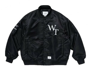 【新品】wtaps 23AW TEAM JACKET ブラック Mサイズ ダブルタップス