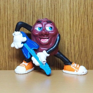  California raisin figure guitar PVC Vintage Ame toy mi-ru toy Ad ba Thai Gin g