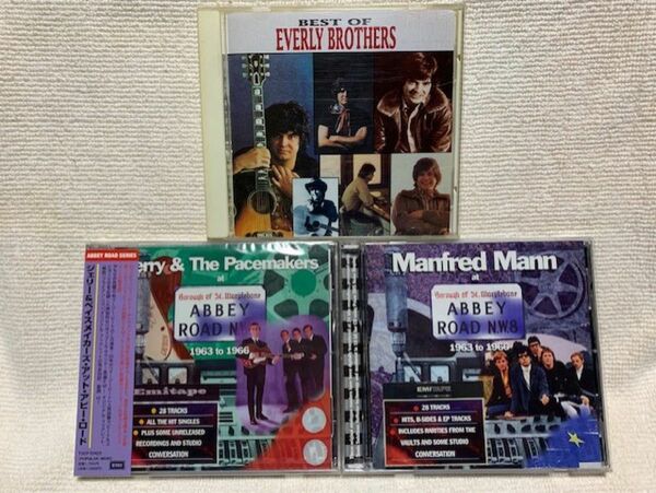 EVERLY BROTHERS / MANFRED MANN などCD3枚