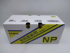 ★●KAMOI カモ井 20mm 車両塗装用紙粘着テープ NPタイプ マスキングテープ 60巻入 _