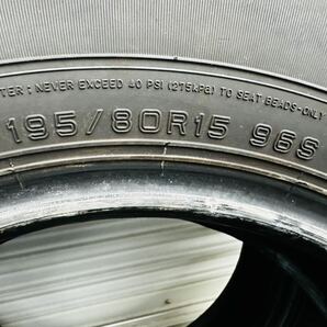 ダンロップ ジムニーシエラ新車外し GRANDTREK 195/80R15 ４本 2023年16週製造の画像3