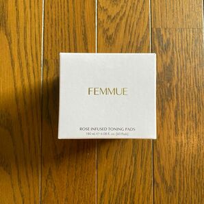 FEMMUE (ファミュ) ローズインフューズド トーニングパッド 角質ケア トナーパッド 化粧水 トナー 180mL 60枚