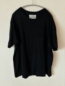 EESETT&Co Philip ウォッシャブルウール Tシャツ ブラック 38 イーセットアンドコー