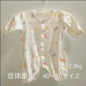 ベビー服　低体重児　 カバーオール ロンパース　40　50サイズ　新生児