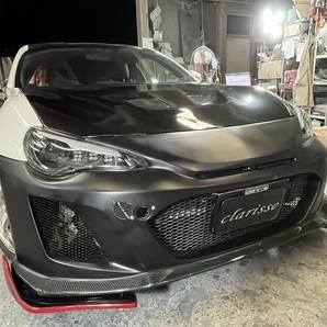 綾織 カーボン 試作 BRZ 86 ZN6 ZC6 フロント バンパー スポイラー クラリス製 ドリフト エアロ の画像1