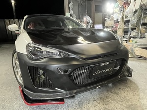 綾織　カーボン　試作　BRZ　86 ZN6 ZC6　フロント　バンパー　スポイラー　クラリス製　ドリフト　エアロ　