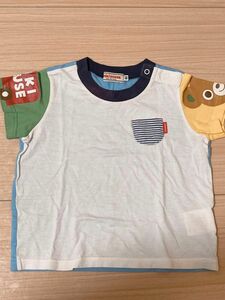 ミキハウス　プッチー　カラフル　半袖　Tシャツ 80