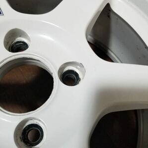 RAYS VOLK Racing TE37 絶盤 レイズ 希少 美品 当時物 15インチ 6.5JJ pcd100 軽量 鍛造 廃盤の画像9