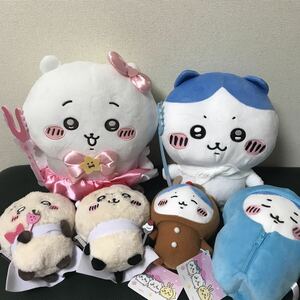 ちいかわ ぬいぐるみ まとめ売りセット 特訓スタイルBIG まじかるちいかわ 寝袋 メリクリ ラッコと一緒 ハチワレ ラッコ クリスマス 