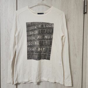 ロンT 長袖Tシャツ　AVIREX　オフホワイト