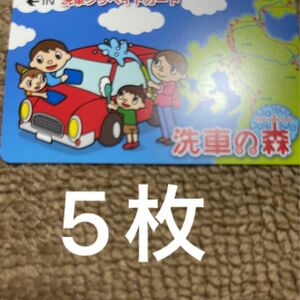 洗車　5枚　手洗い洗車　洗車機