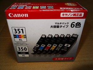 【期限切れ】Canon BCI-351XL+350XL・6色マルチパック大容量タイプ【未開封】