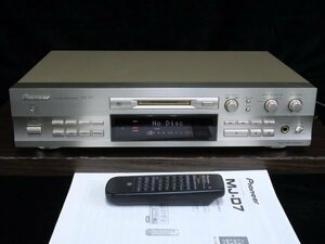 PIONEER パイオニア MJ-D7 MDデッキ ■23638