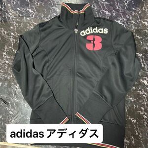 adidas アディダスフルジッププリントジャージ上