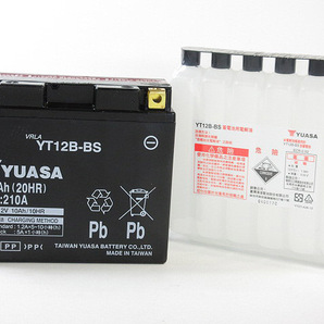 台湾ユアサバッテリー YUASA AGM YT12B-BS ◆ GT12B-4 FT12B-4 VT12B-4 互換 TDM850 RN03 TDM900 YZF-R1 XJ6 ZX-10R ZXT00Cの画像3