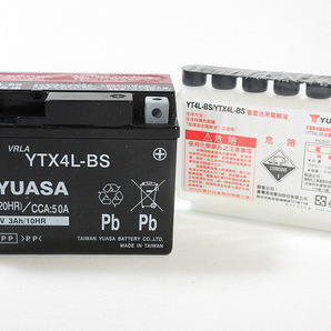 台湾ユアサバッテリー YUASA YTX4L-BS ◆ 互換 FT4L-BS ロードフォックス ジャイロX ジャイロUP GS50 RG50ガンマ ウルフ50 モレ ハイの画像4