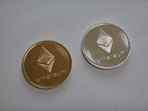  temporary . through .ethereumi-sa rear m replica gold coin * silver coin memory medal Alto coin 2 kind set 