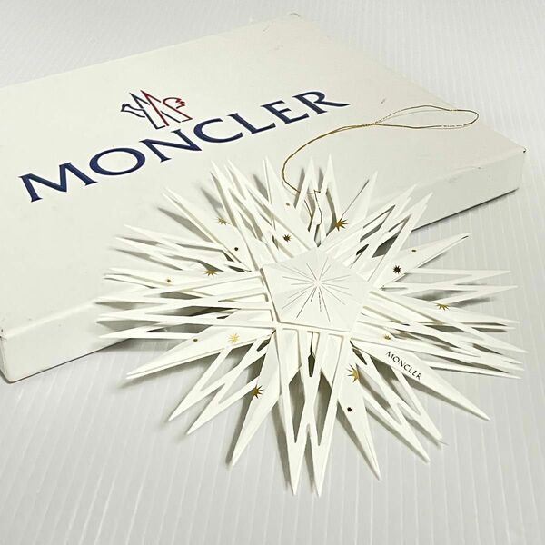 モンクレール モンクレ ノベルティ 飾り ケース付き 雪の結晶 MONCLER 