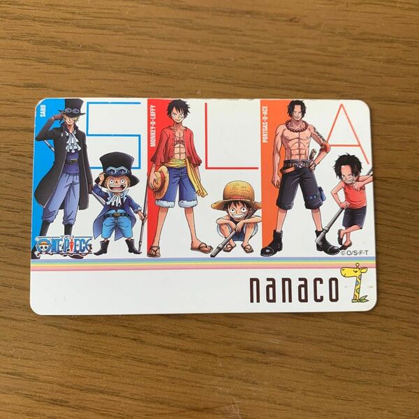nanaco カード　ワンピース 