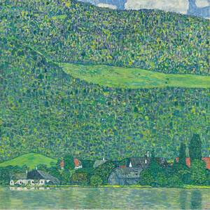 Art hand Auction Brandneuer Klimt-Ritzelberg am Attersee, hochwertiger Druck unter Verwendung spezieller Techniken, Format A4, ohne Rahmen, Sonderpreis 980 Yen (inkl. Versand), Sofortkauf, Kunstwerk, Malerei, Andere