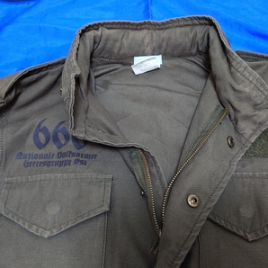 二次COSPA シュヴァルツェスマーケン 第666戦術機中隊 黒の宣告M-65ジャケット Mサイズ コスパの画像4
