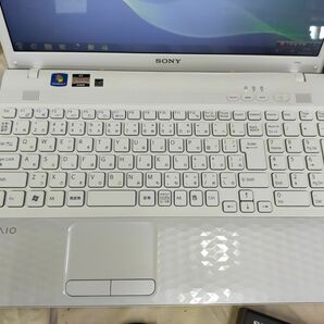 FG825【動作可能】 VAIO Eシリーズ VPCEL36FJ/W ホワイト Eシリーズ Windows7 + Microsoft Office Home and Business 2010未使用 +説明書の画像3