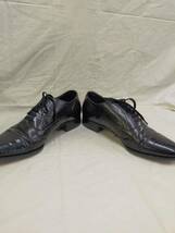 S_91 ワシントン銀座 GINZA Washington メンズ ブラック 革靴サイズ：約24.5cm エコーソフシー_画像5