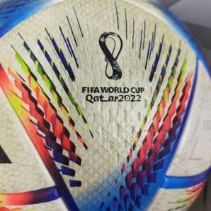 FG799 adidas アディダス FIFAワールドカップ サッカーボール アル・リフラ プロ 5号球 FIFA公認球 JFA検定球 AL RIHLA カタール AF550 TK-の画像6