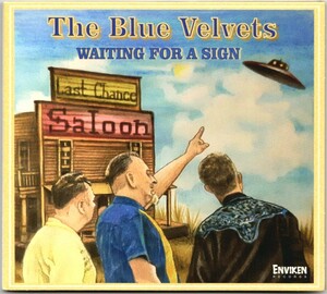 貴重盤 / THE BLUE VELVETS - WAITING FOR A SIGN CD / Germany + Canada 哀愁メロディアス Rockin Boppers / ネオロカビリー 