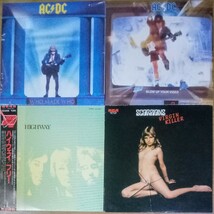 貴重盤 / 洋楽 ロック・ハードロック・METAL・New Wave・プログレ LP レコード 大量 セット/帯付あり 日本盤 OBI / AC/DC Scorpionsなど _画像2