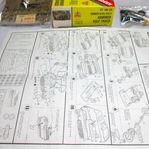 AHMロゴ 緑商会（KSN）ミドリ 1/40装甲車シリーズNo.6 ドイツ陸軍装甲車 無線指揮車 GERMAN Sd.Kfz. 250/3 ゴムキャタ ゼンマイ動力付き！の画像3