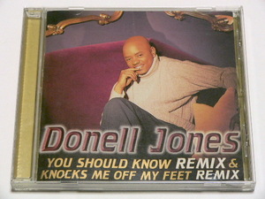 CDS / DONELL JONES / YOU SHOULD KNOW REMIX・KNOCKS ME OFF MY FEET REMIX // ドネル ジョーンズ