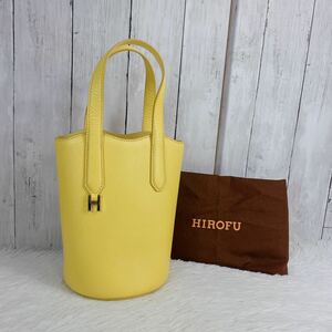 HIROFU ヒロフ　レザーバッグ　ヌーボラ　ミニトートバッグ　ハンドバッグ