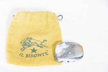 ☆IL BISONTE/ガスライター/シルバー/正規品/純正ケース付き/傷やスレ有☆_画像1