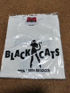 CREAM SODA　クリームソーダ　ピンクドラゴン　BLACKCATS　ブラックキャツロゴTシャツ　半袖　ホワイト　サイズＳ